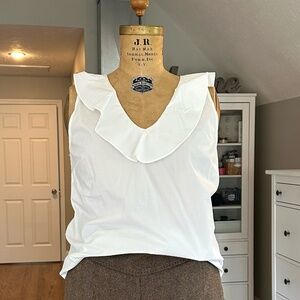 Sz 14 J. Crew ruffled top